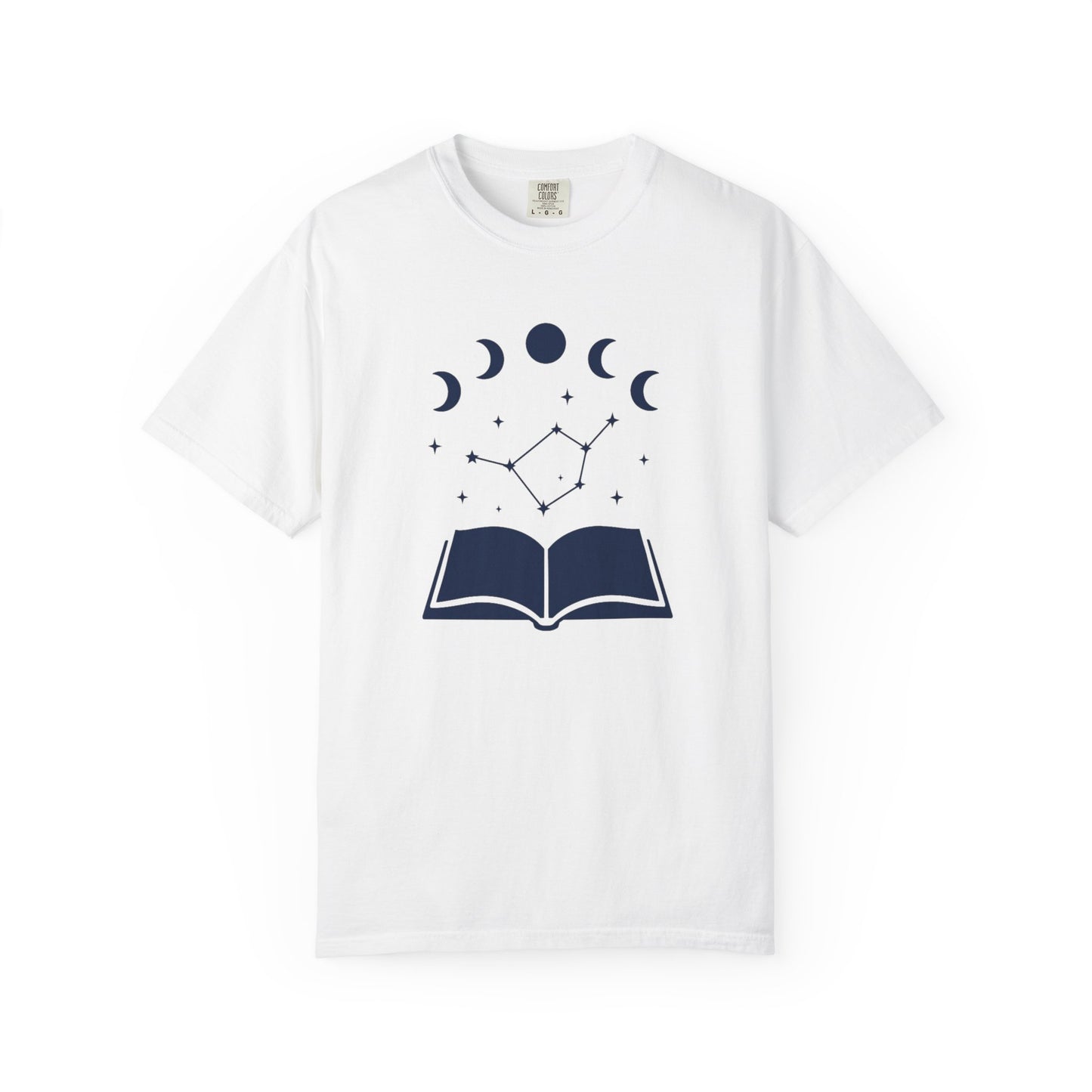 Moon Cycles Book Lover T-shirt | Comfort Colors T-shirt