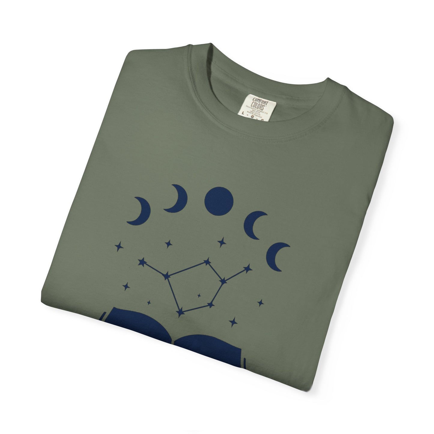 Moon Cycles Book Lover T-shirt | Comfort Colors T-shirt