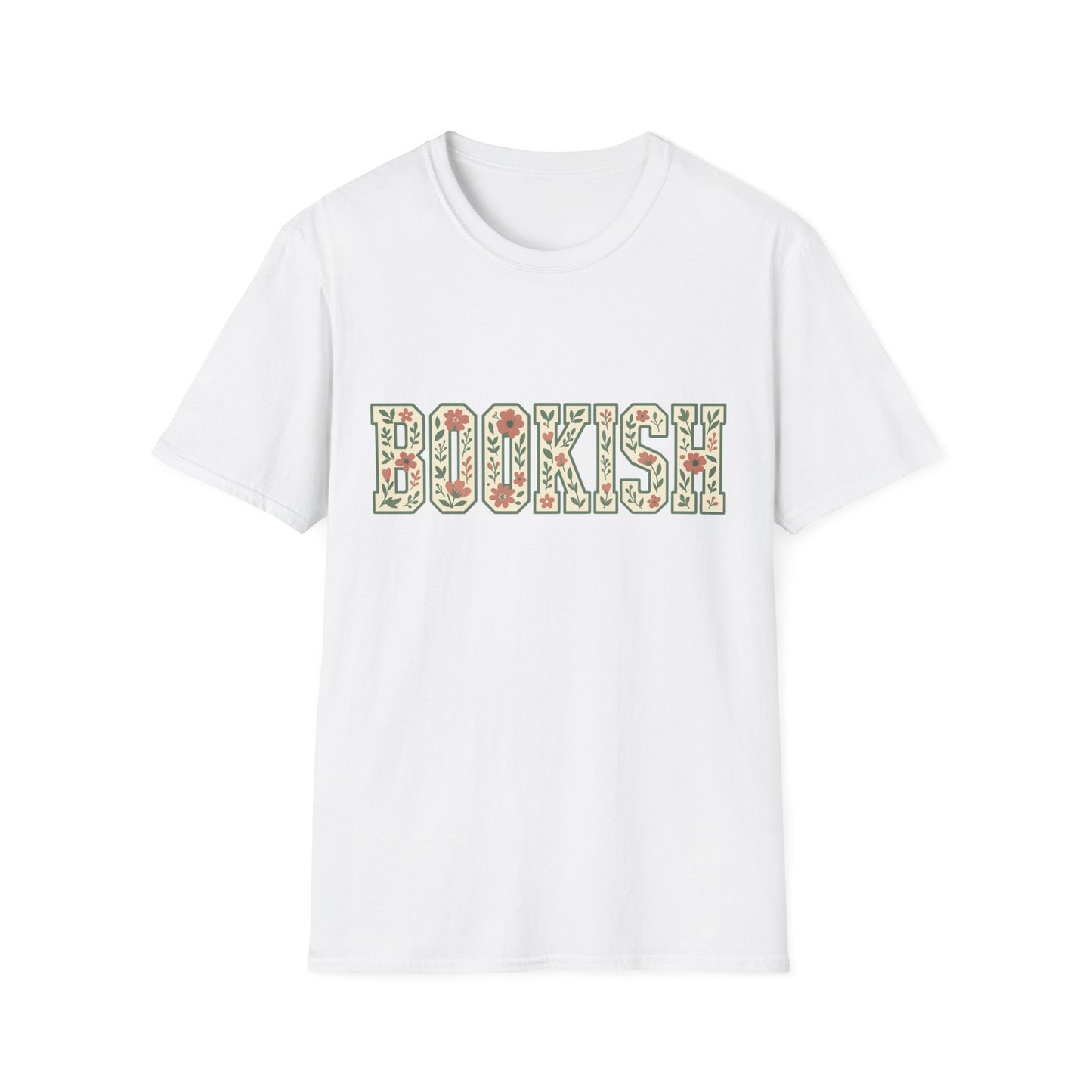 Bookish T-shirt | Botanical Book Lover's Unisex T-Shirt