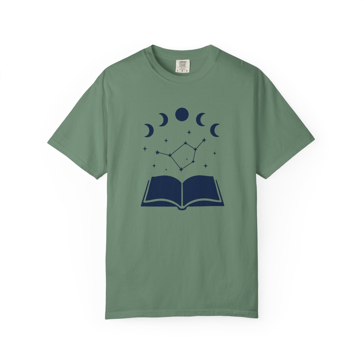 Moon Cycles Book Lover T-shirt | Comfort Colors T-shirt