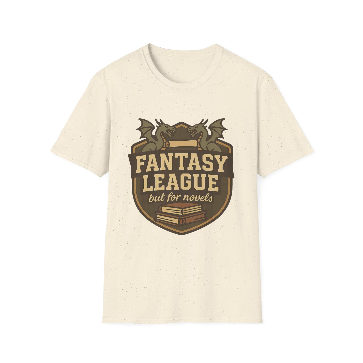 Fantasy League Novels Book Lover's T-Shirt - Unisex Softstyle T-Shirt