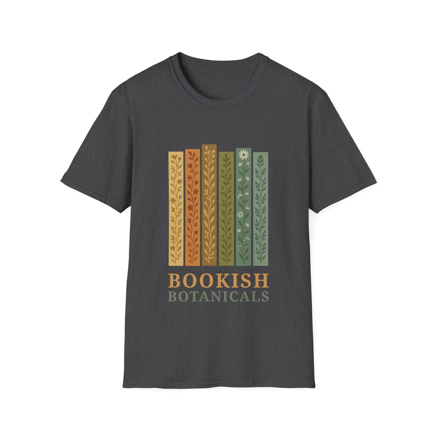 Bookish Botanicals T-shirt | Book Lover's Unisex T-Shirt