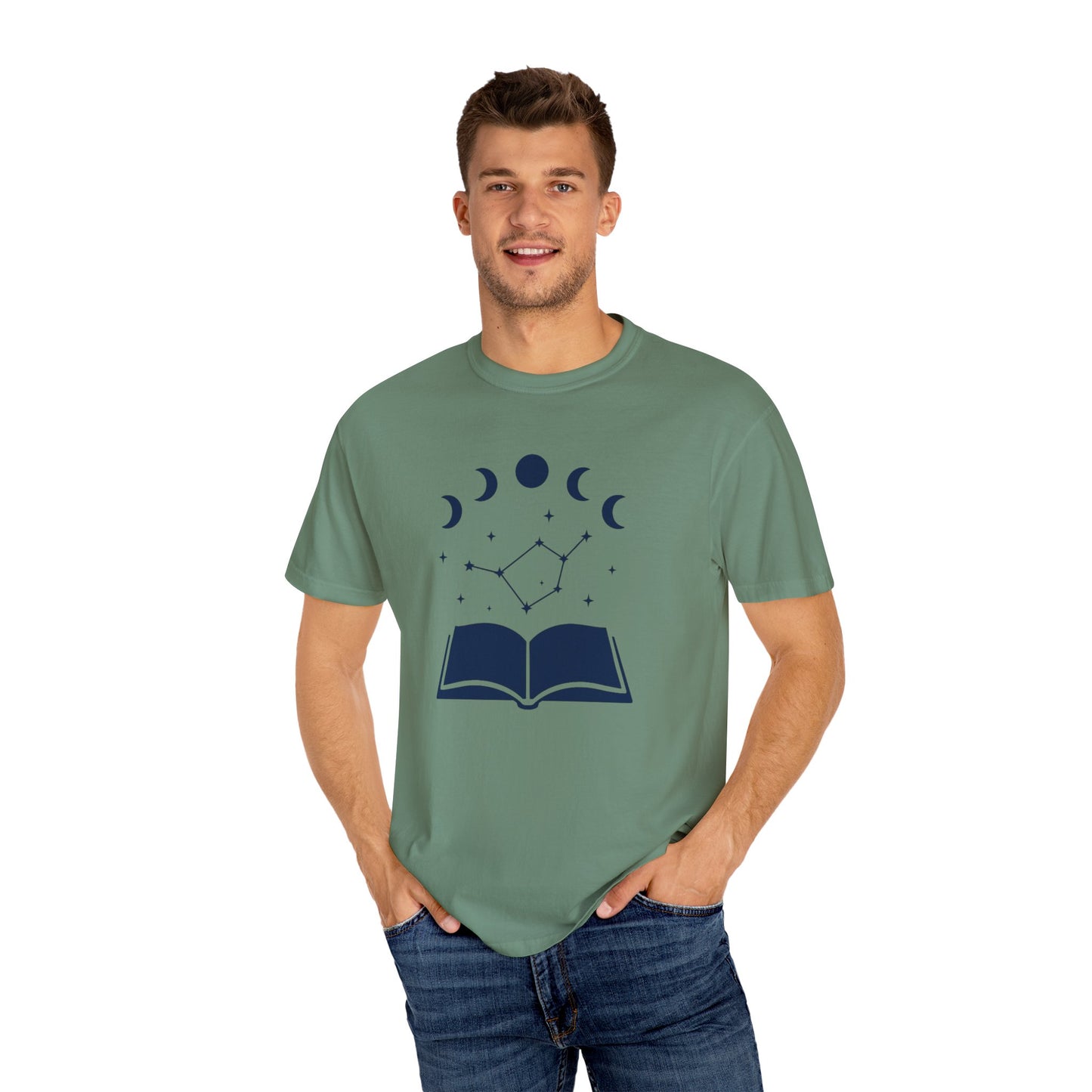 Moon Cycles Book Lover T-shirt | Comfort Colors T-shirt