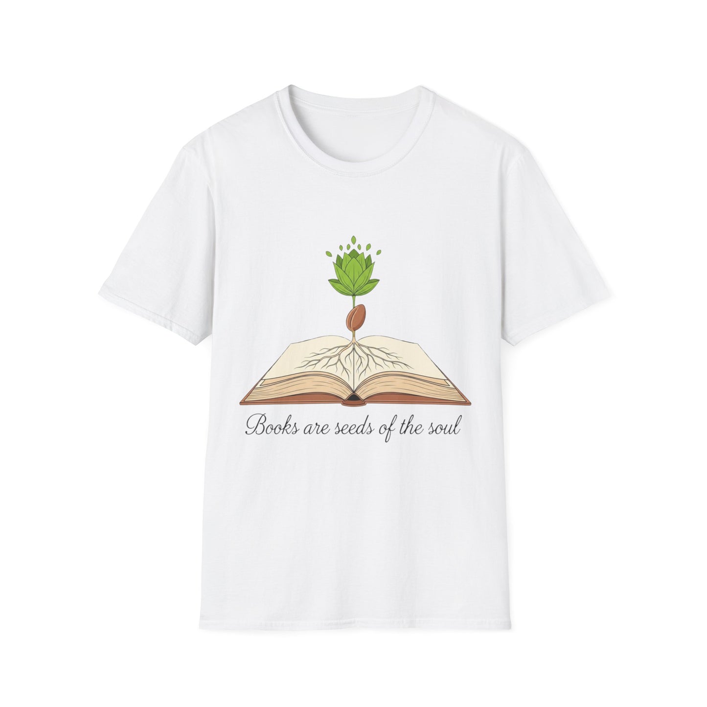 Books are Seeds of the Soul T-Shirt | Book Lover's Unisex T-shirt