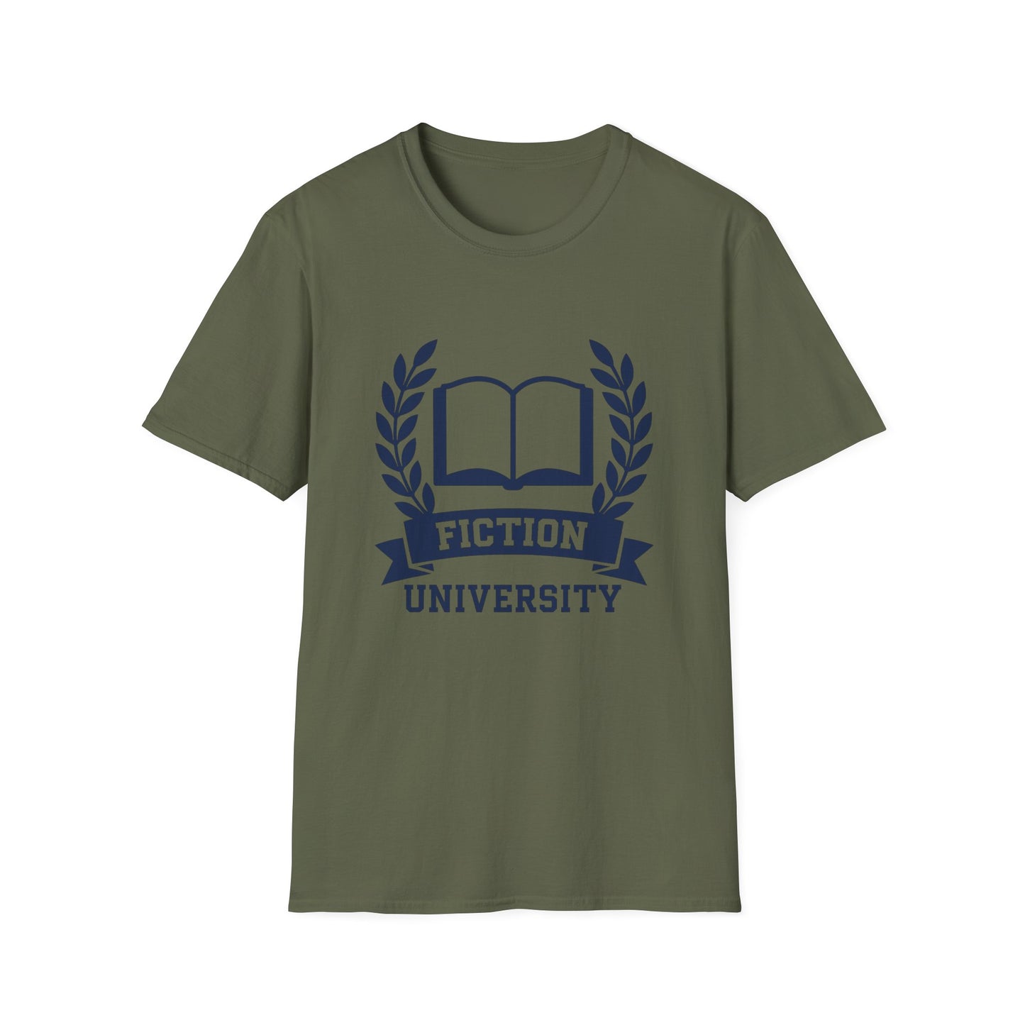 Fiction University T-shirt | Book Lover T-Shirt - Unisex Softstyle