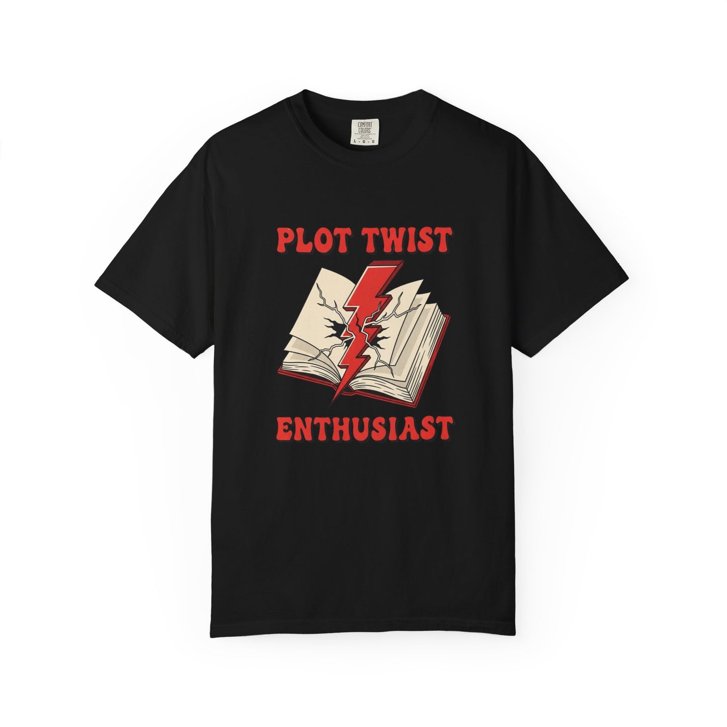 Plot Twist Enthusiast Book Lover T-shirt | Comfort Colors T-shirt