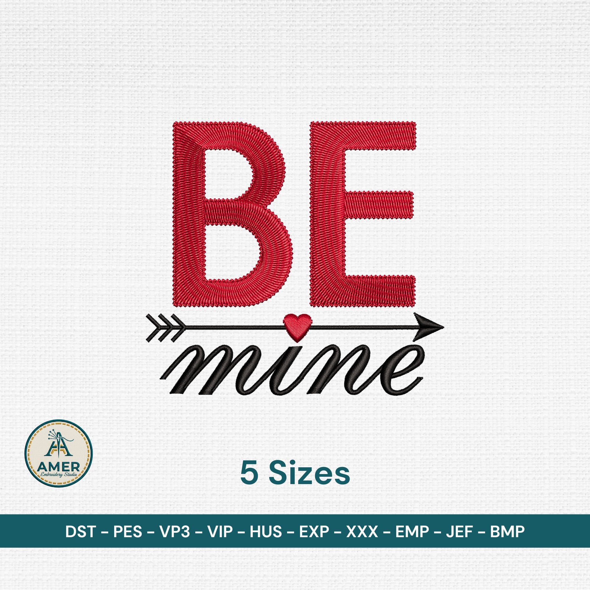 Be Mine machine embroidery design