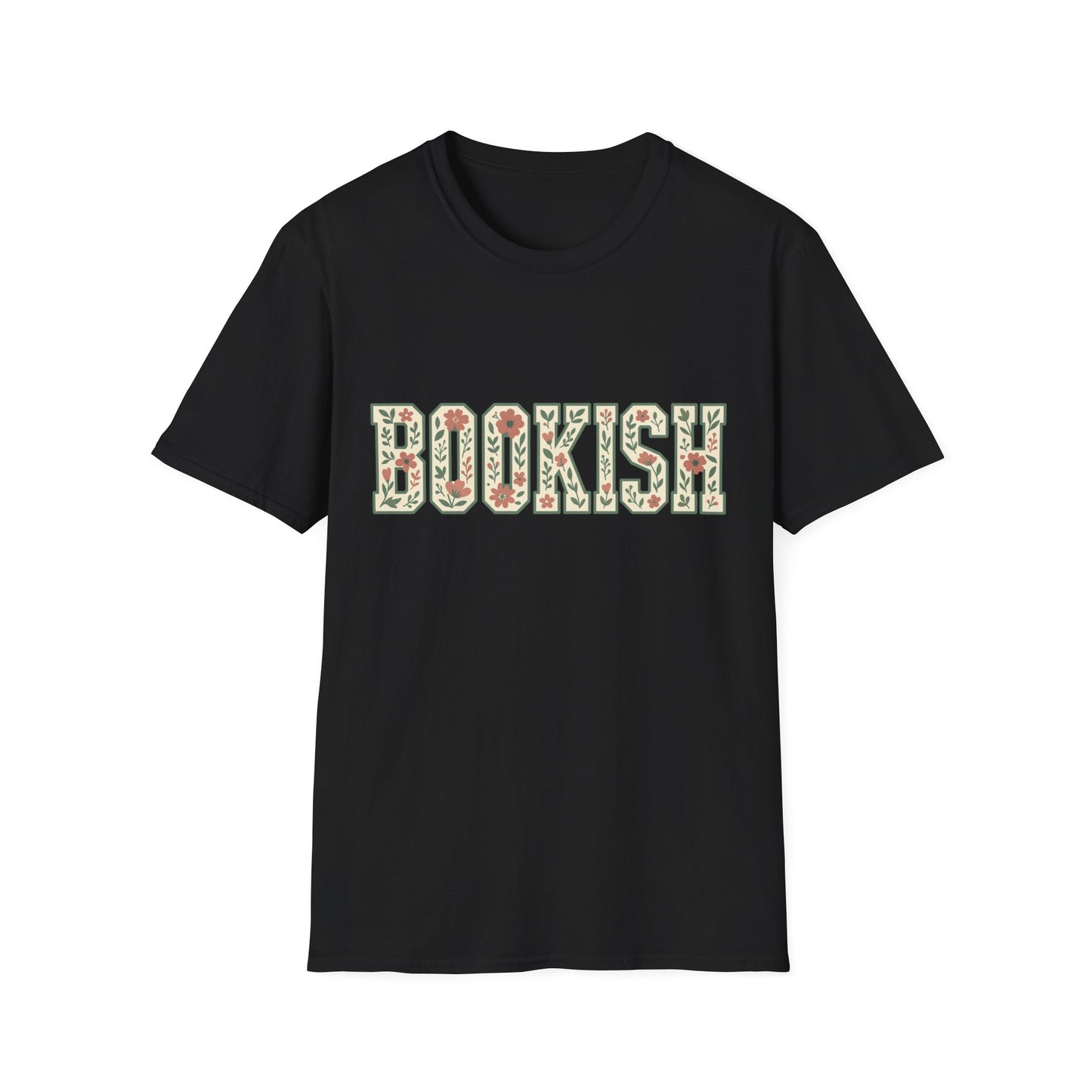 Bookish T-shirt | Botanical Book Lover's Unisex T-Shirt