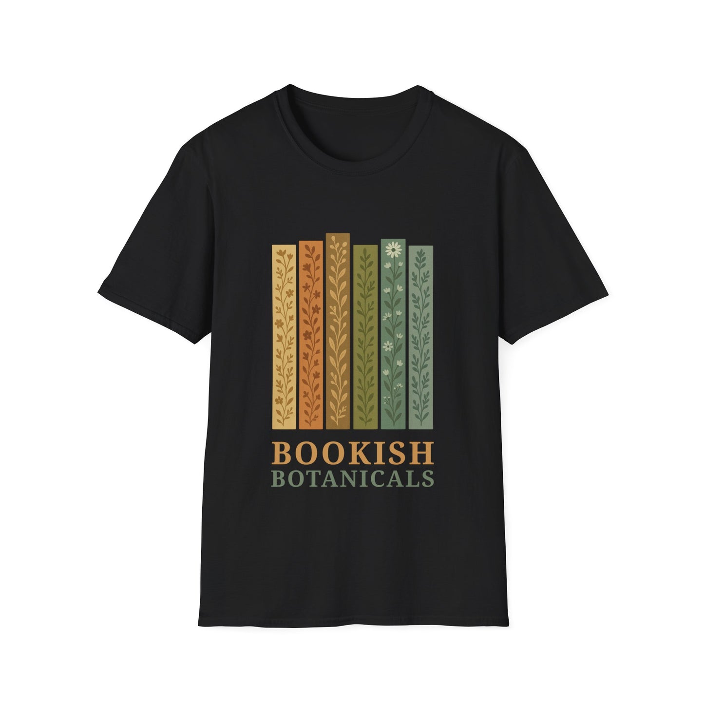 Bookish Botanicals T-shirt | Book Lover's Unisex T-Shirt