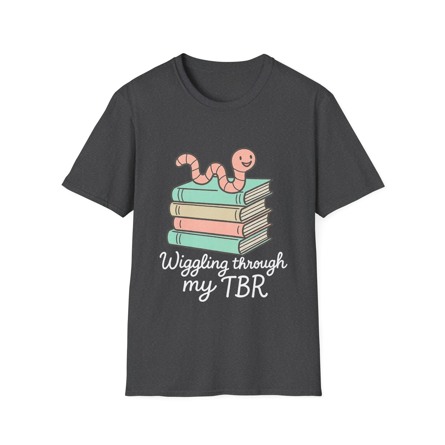 Wiggling through my TBR, bookworm Reading Unisex T-Shirt