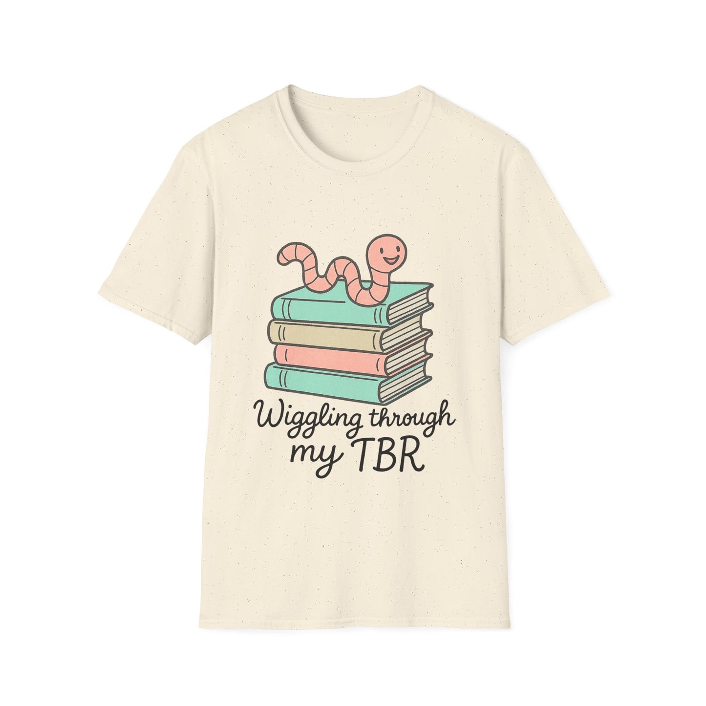 Wiggling through my TBR, bookworm Reading Unisex T-Shirt