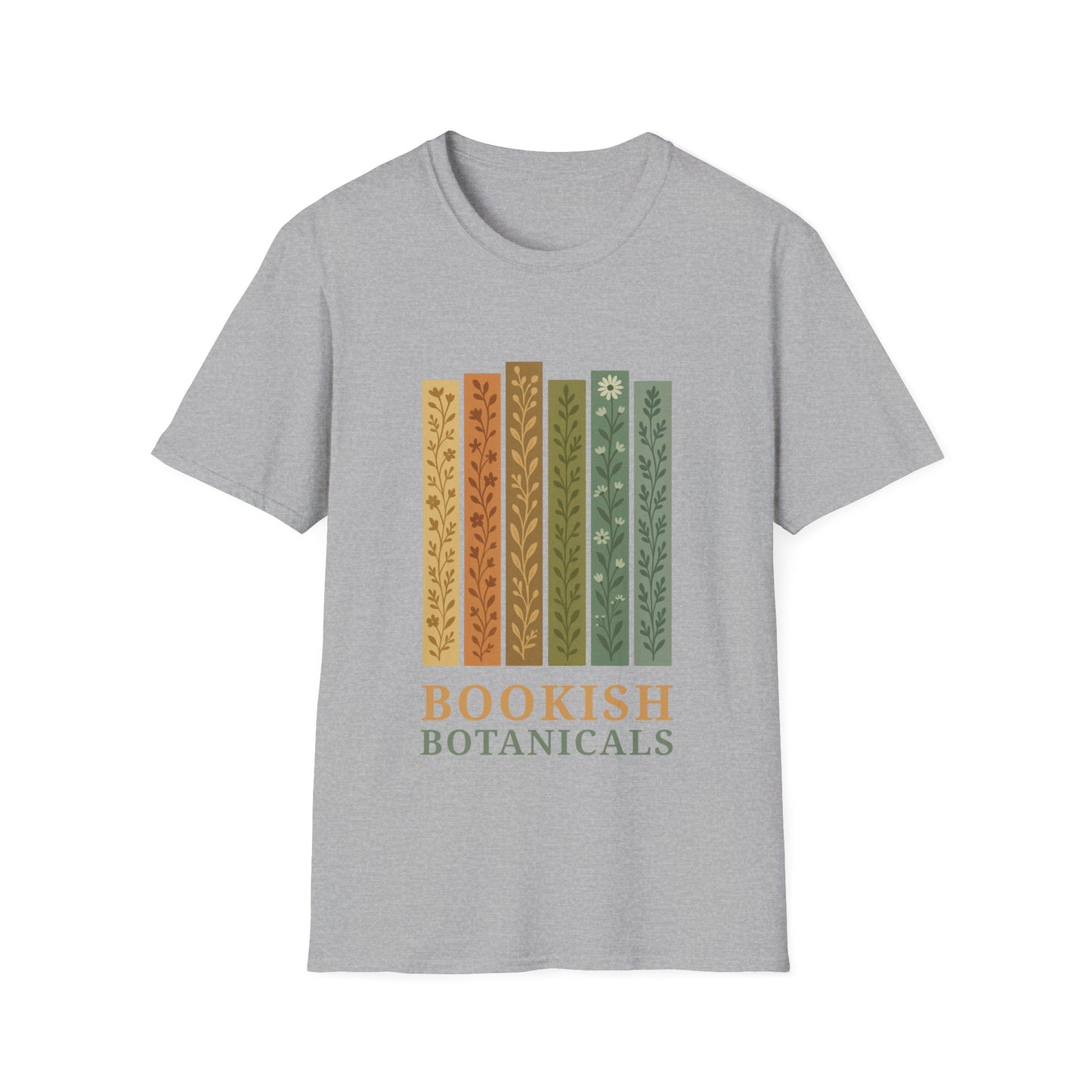 Bookish Botanicals T-shirt | Book Lover's Unisex T-Shirt