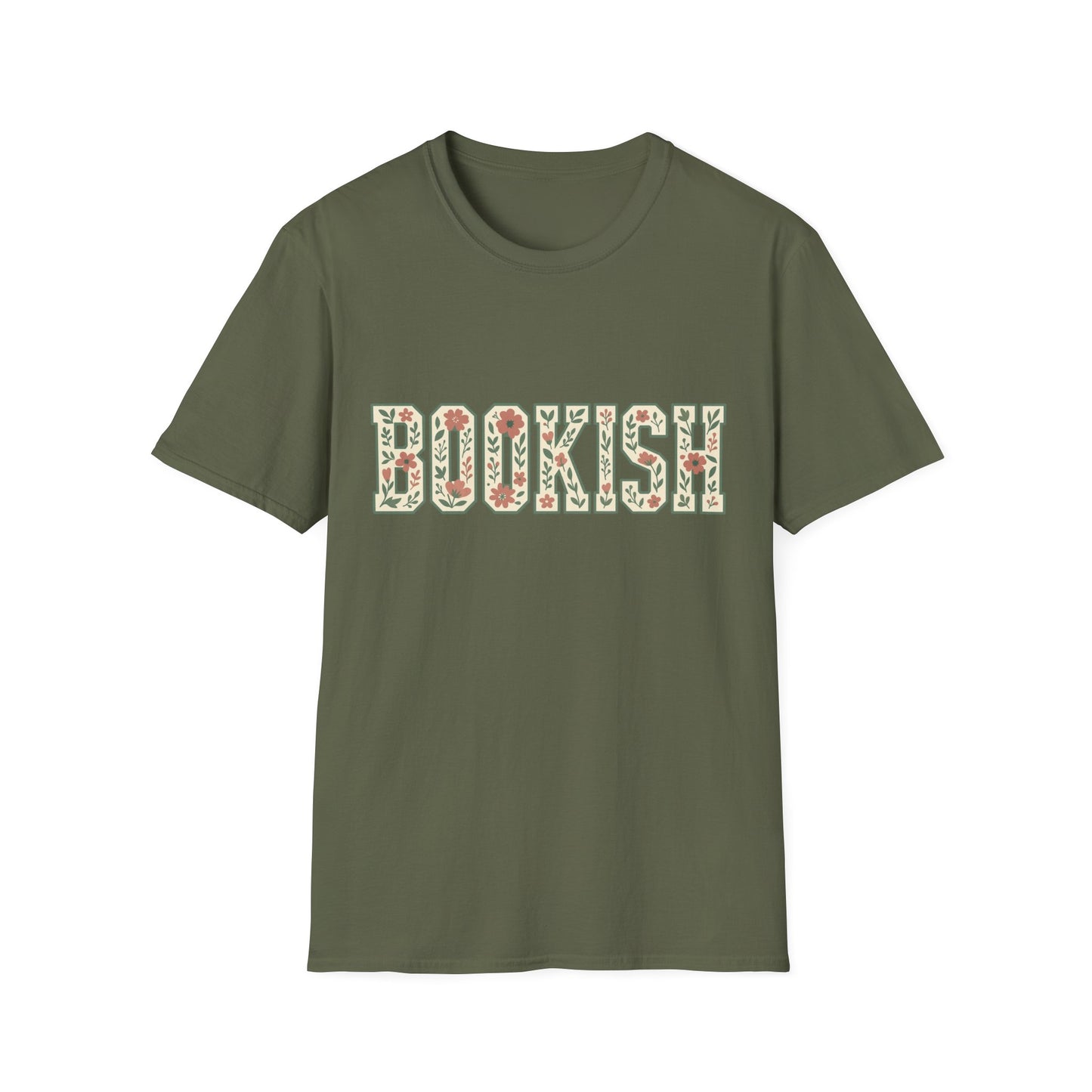 Bookish T-shirt | Botanical Book Lover's Unisex T-Shirt