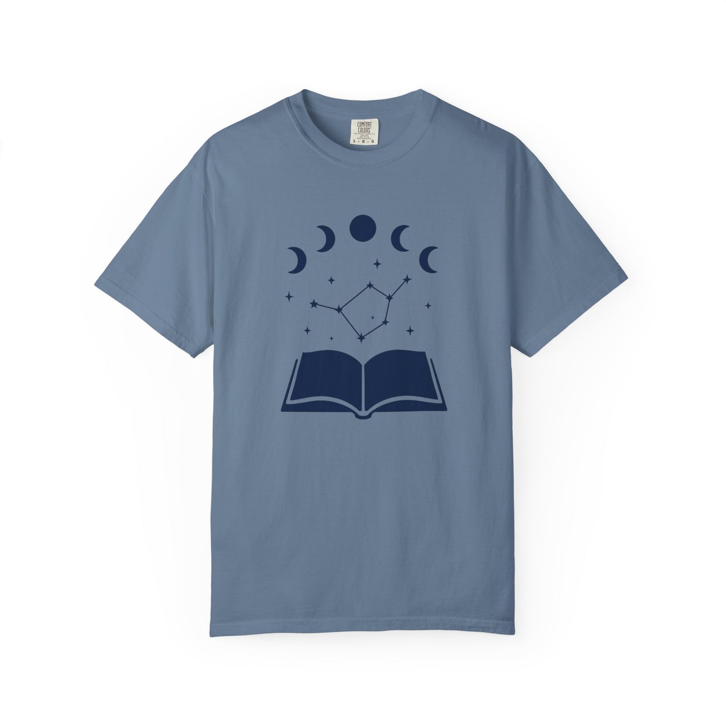 Moon Cycles Book Lover T-shirt | Comfort Colors T-shirt