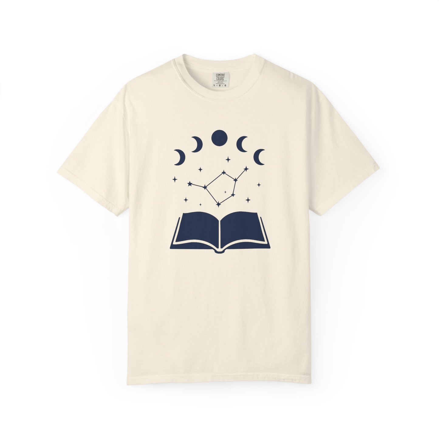 Moon Cycles Book Lover T-shirt | Comfort Colors T-shirt