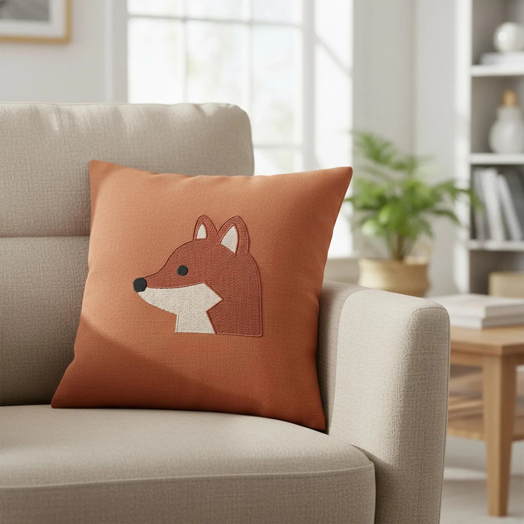 Mini Fox Head Embroidery Design, 4 Sizes (Instant Download) - ReadTee