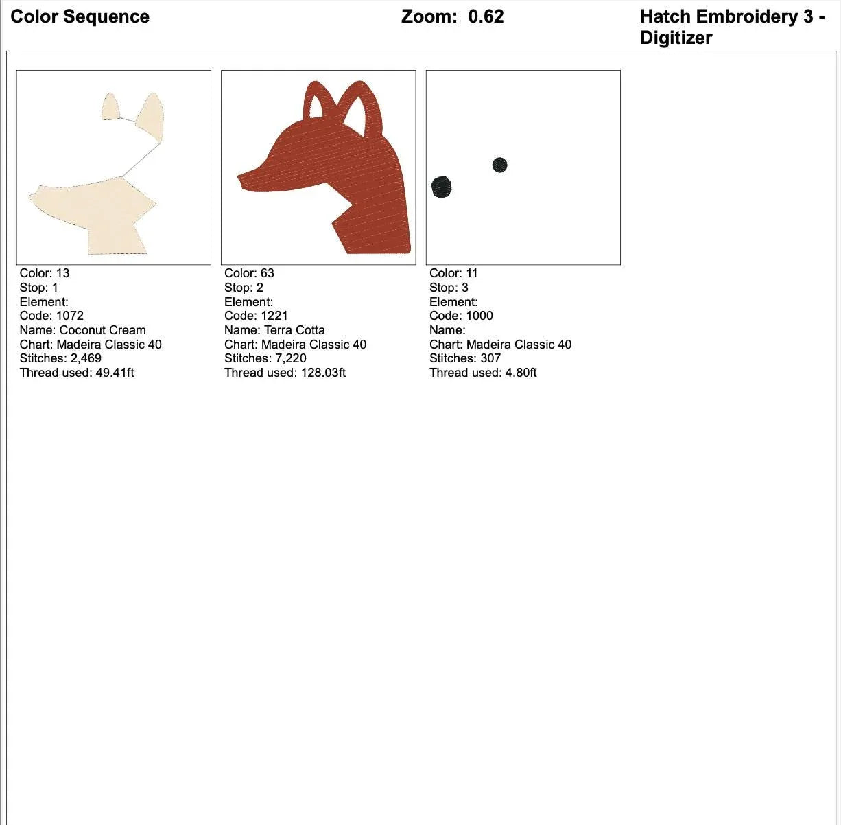 Mini Fox Head Embroidery Design, 4 Sizes (Instant Download) - ReadTee