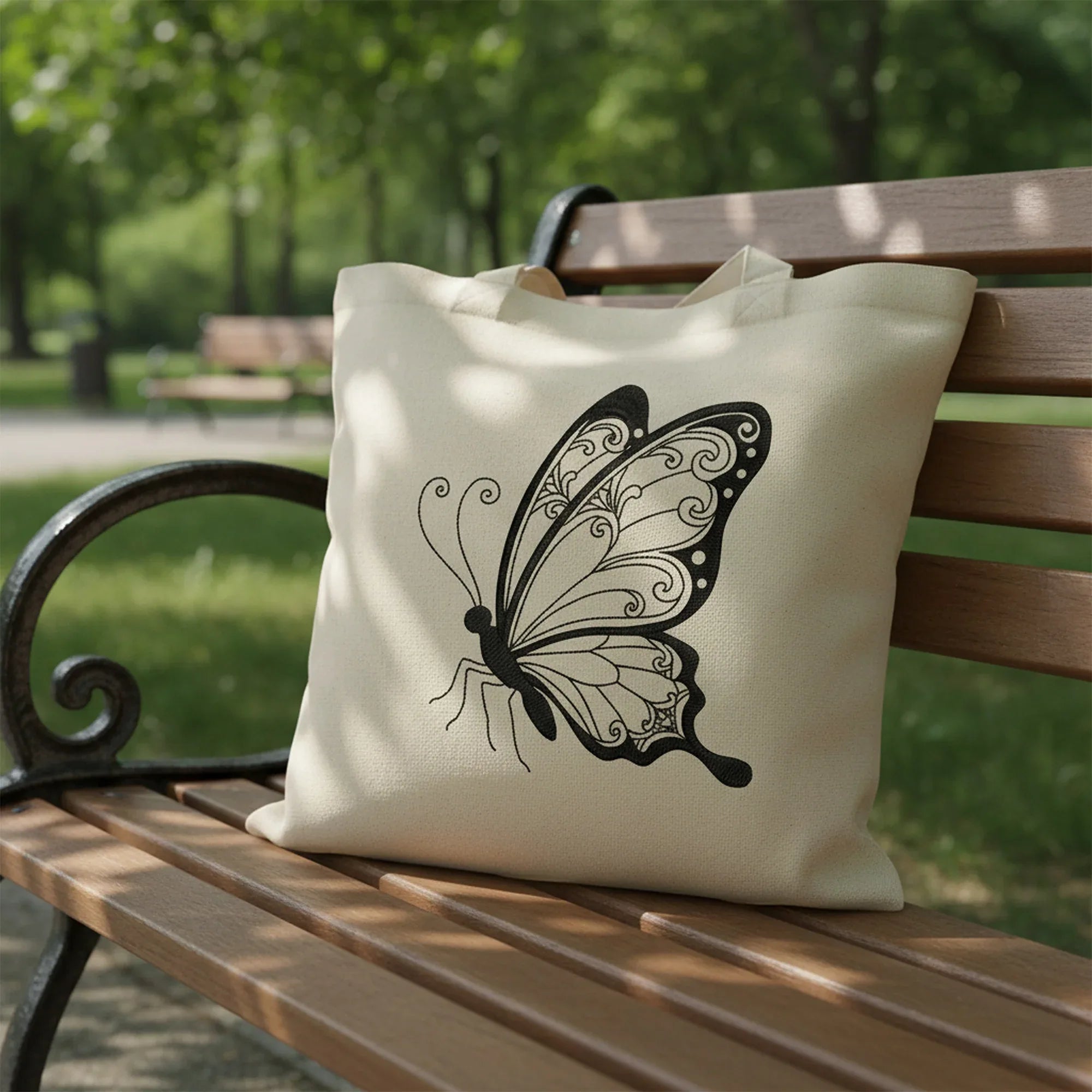 Mandala Butterfly Embroidery, Zentangle Machine Embroidery File - ReadTee