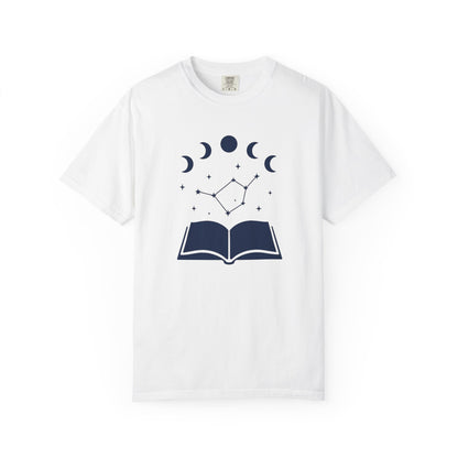 Moon Cycles Book Lover T-shirt | Comfort Colors T-shirt
