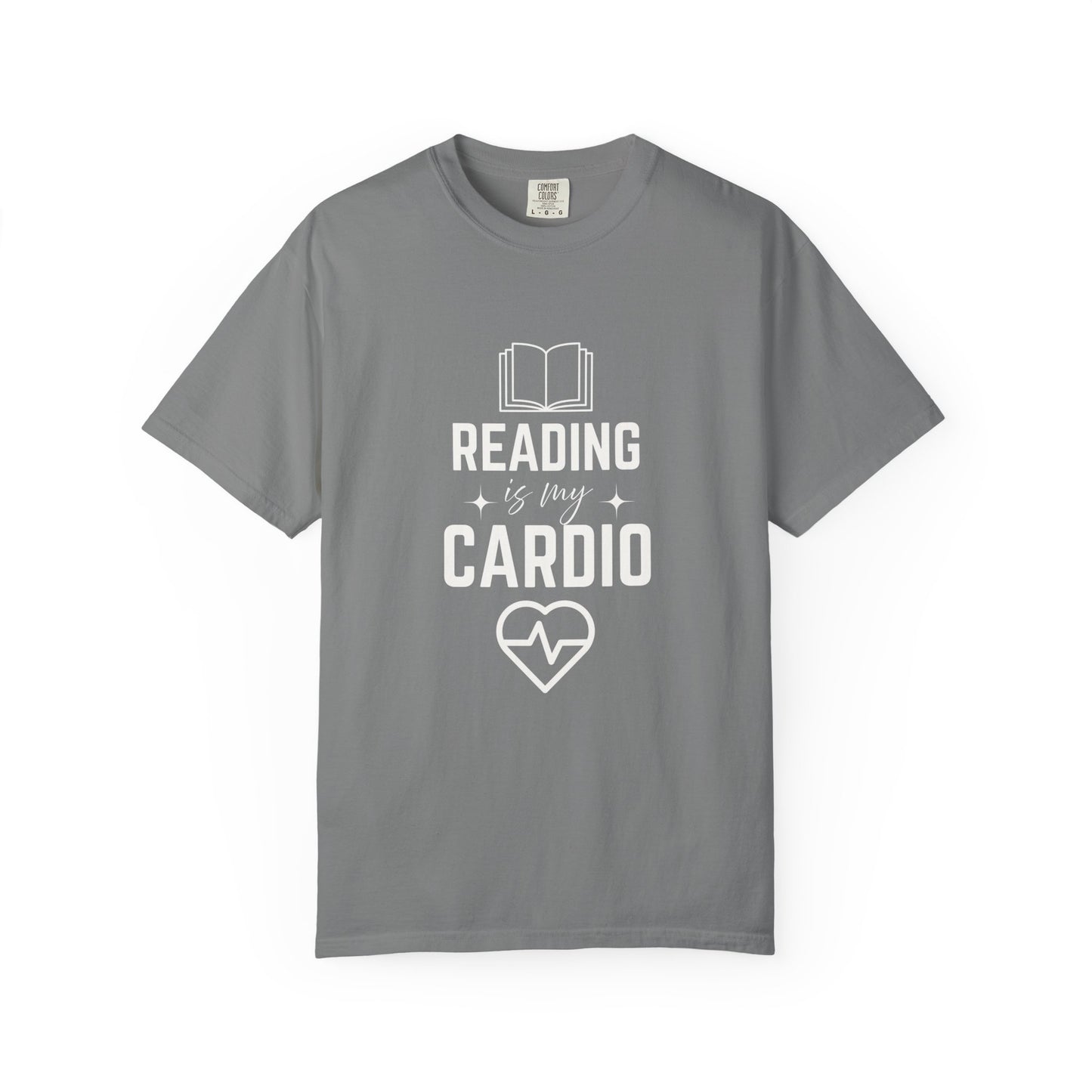 Reading Is My Cardio Book Lover's T-Shirt | Comfort Colors T-shirt