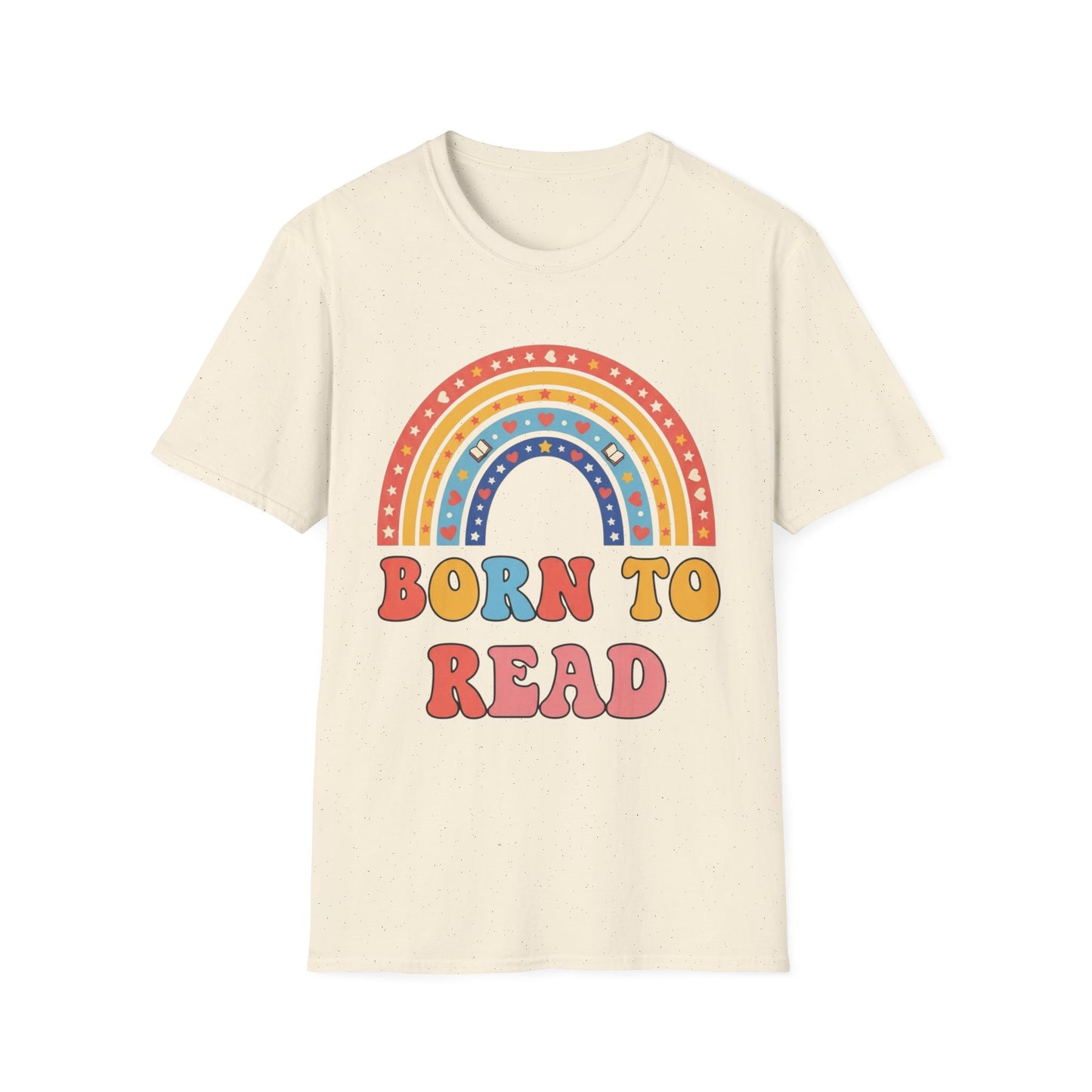 Born to Read T-Shirt | Rainbow Book Lover's Unisex T-shirt