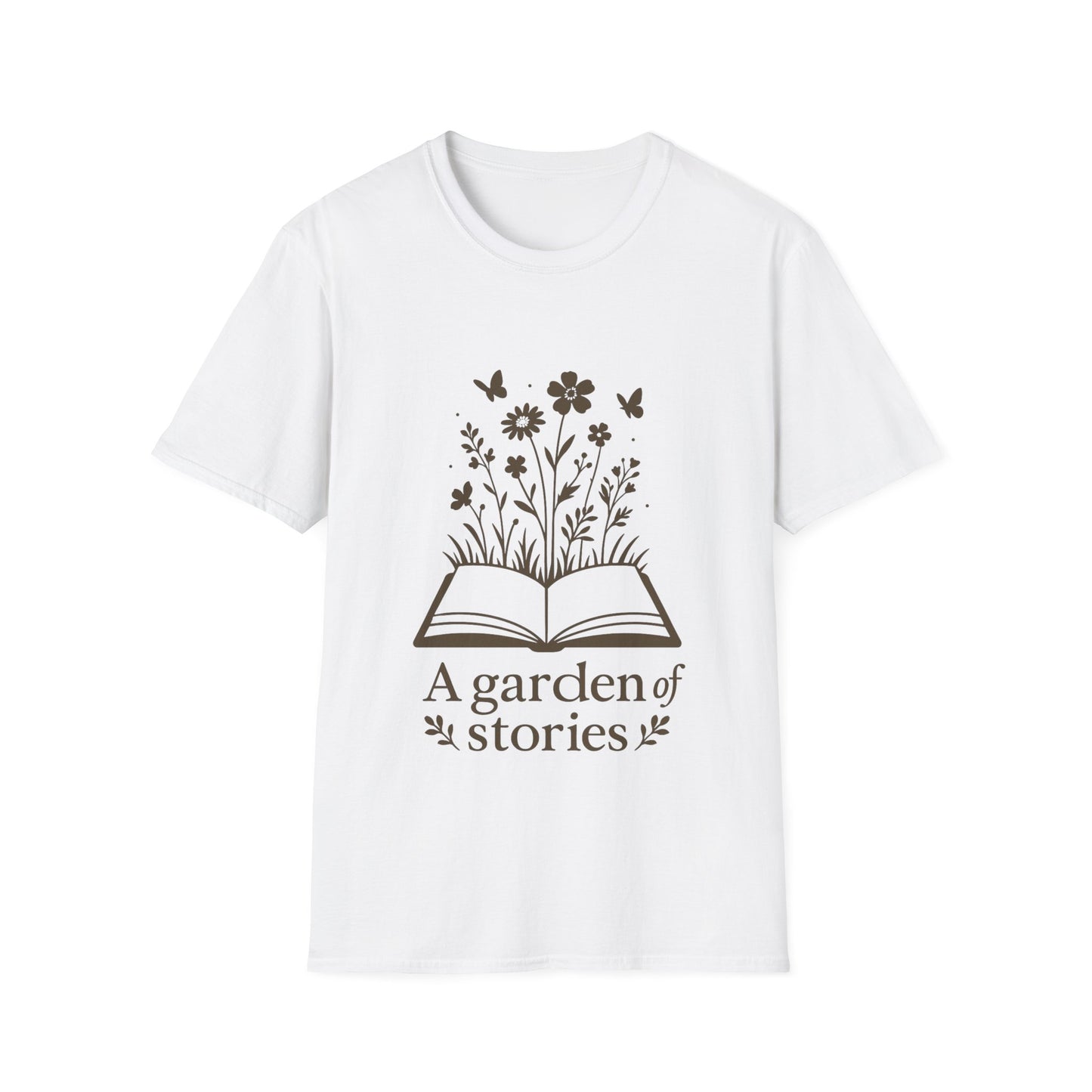 A garden of stories T-shirt | Book Lover's Unisex T-Shirt