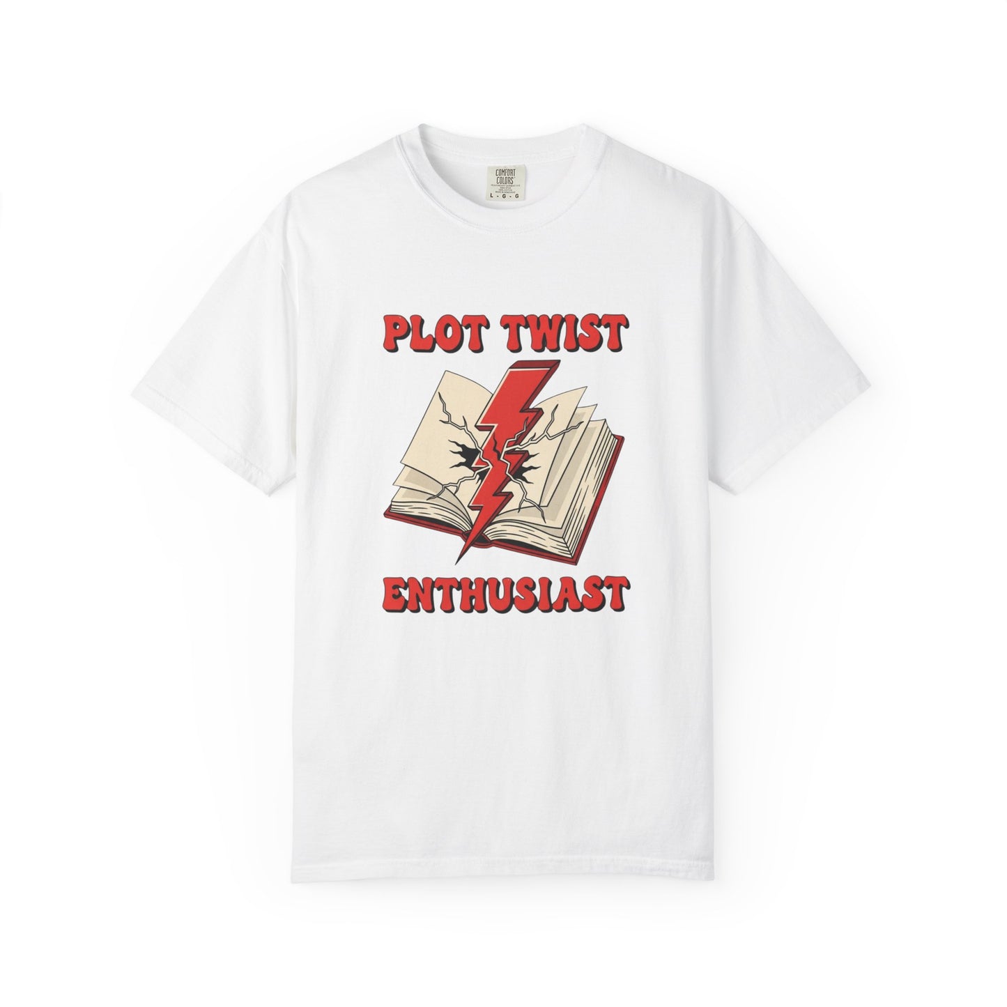 Plot Twist Enthusiast Book Lover T-shirt | Comfort Colors T-shirt