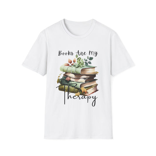 Books are my therapy t-shirt | Book Lover Unisex T-Shirt