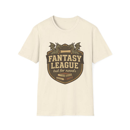 Fantasy League Novels Book Lover's T-Shirt - Unisex Softstyle T-Shirt
