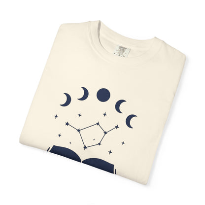 Moon Cycles Book Lover T-shirt | Comfort Colors T-shirt