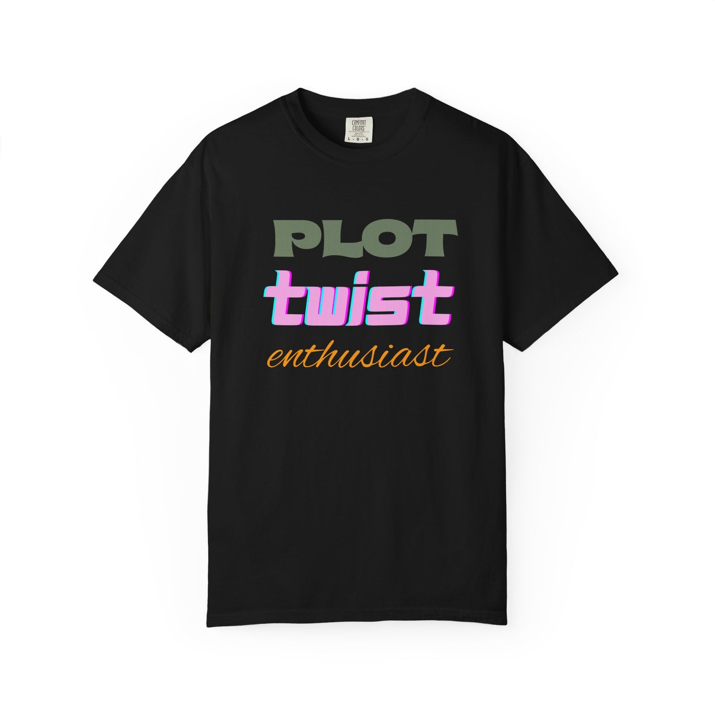 Plot Twist Enthusiast Book Lover T-shirt | Comfort Colors T-shirt