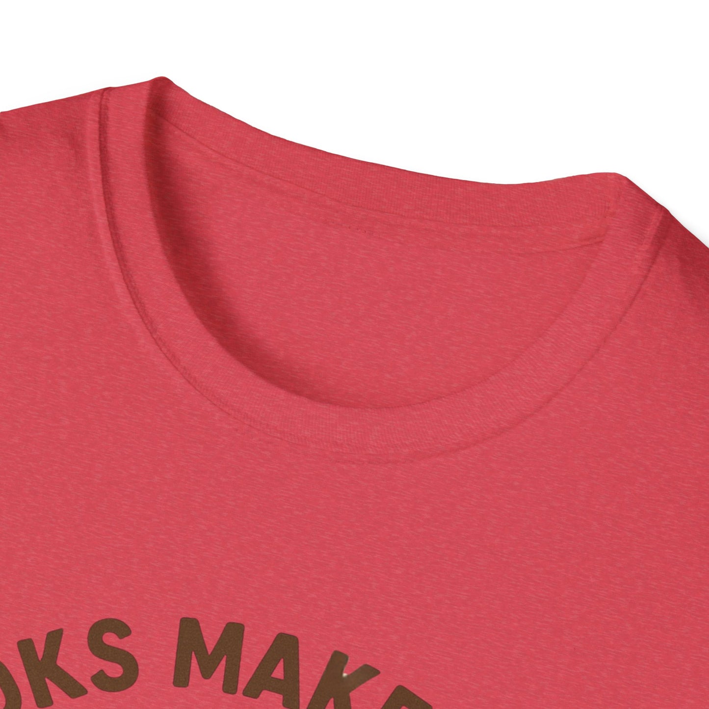 Books make me blossom T-Shirt | Floral Book Lover's Unisex T-shirt