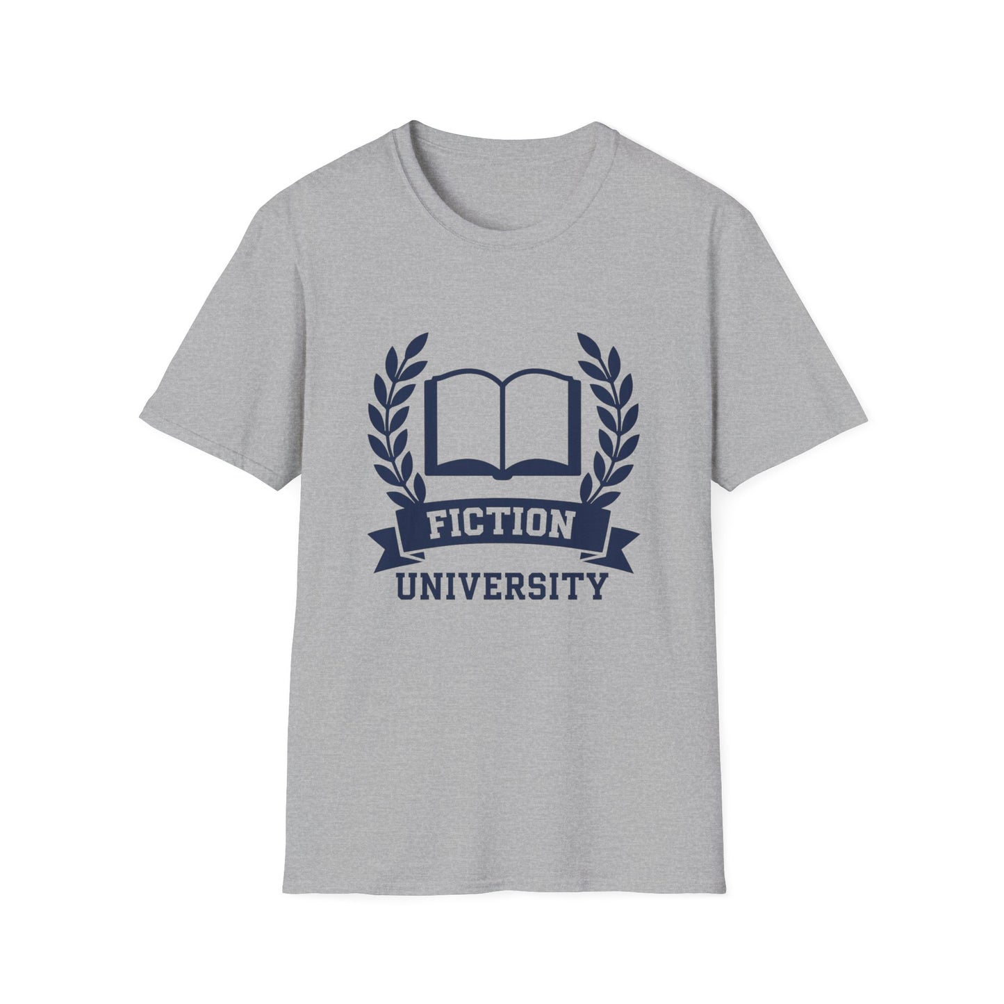 Fiction University T-shirt | Book Lover T-Shirt - Unisex Softstyle