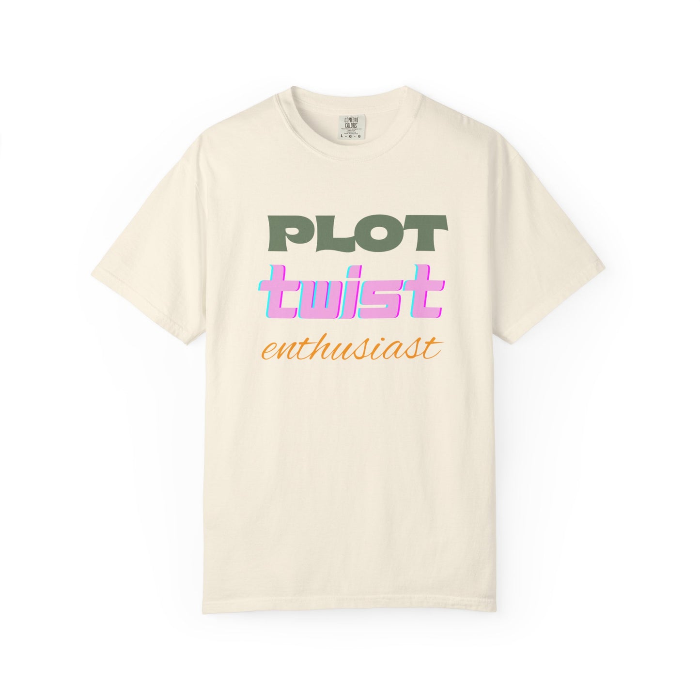 Plot Twist Enthusiast Book Lover T-shirt | Comfort Colors T-shirt
