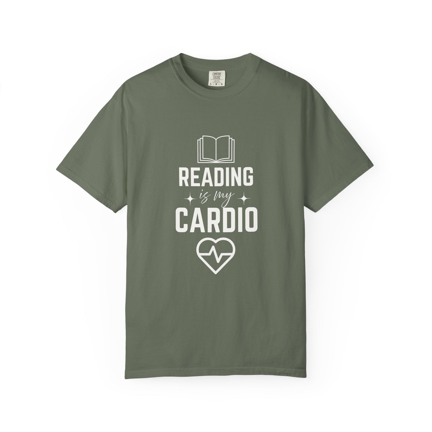 Reading Is My Cardio Book Lover's T-Shirt | Comfort Colors T-shirt