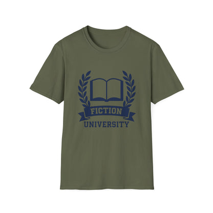 Fiction University T-shirt | Book Lover T-Shirt - Unisex Softstyle