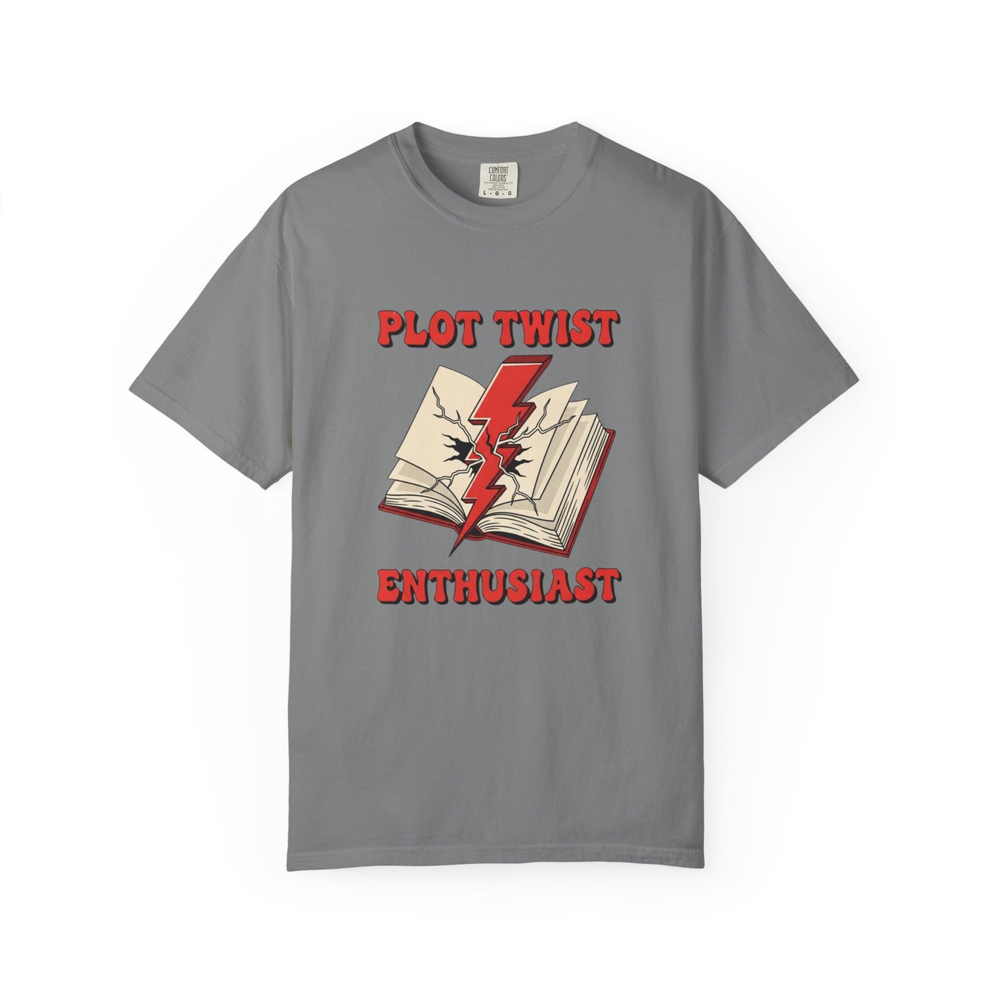 Plot Twist Enthusiast Book Lover T-shirt | Comfort Colors T-shirt