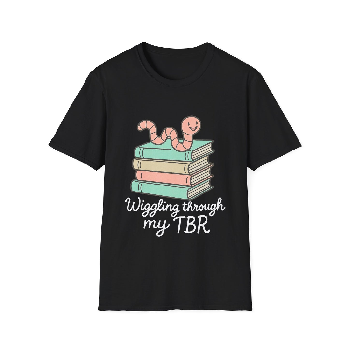 Wiggling through my TBR, bookworm Reading Unisex T-Shirt