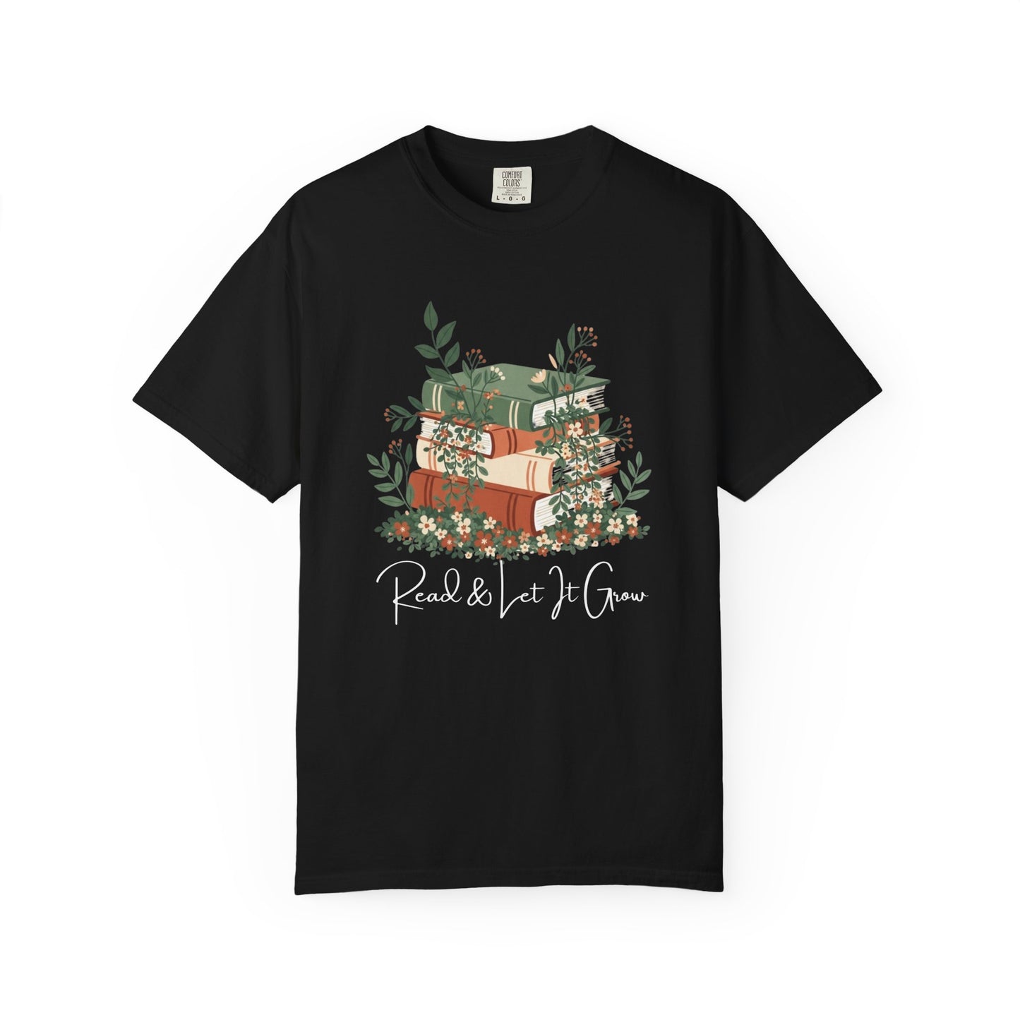Read And Let It Grow Book Lover's T-shirt | Comfort Colors T-shirt
