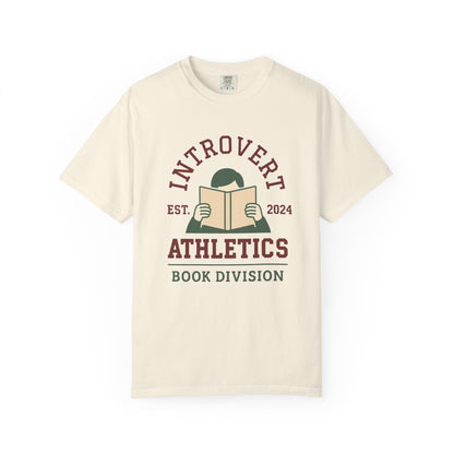 Introvert Athletics Book Lover's Comfort Colors Tee