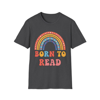 Born to Read T-Shirt | Rainbow Book Lover's Unisex T-shirt