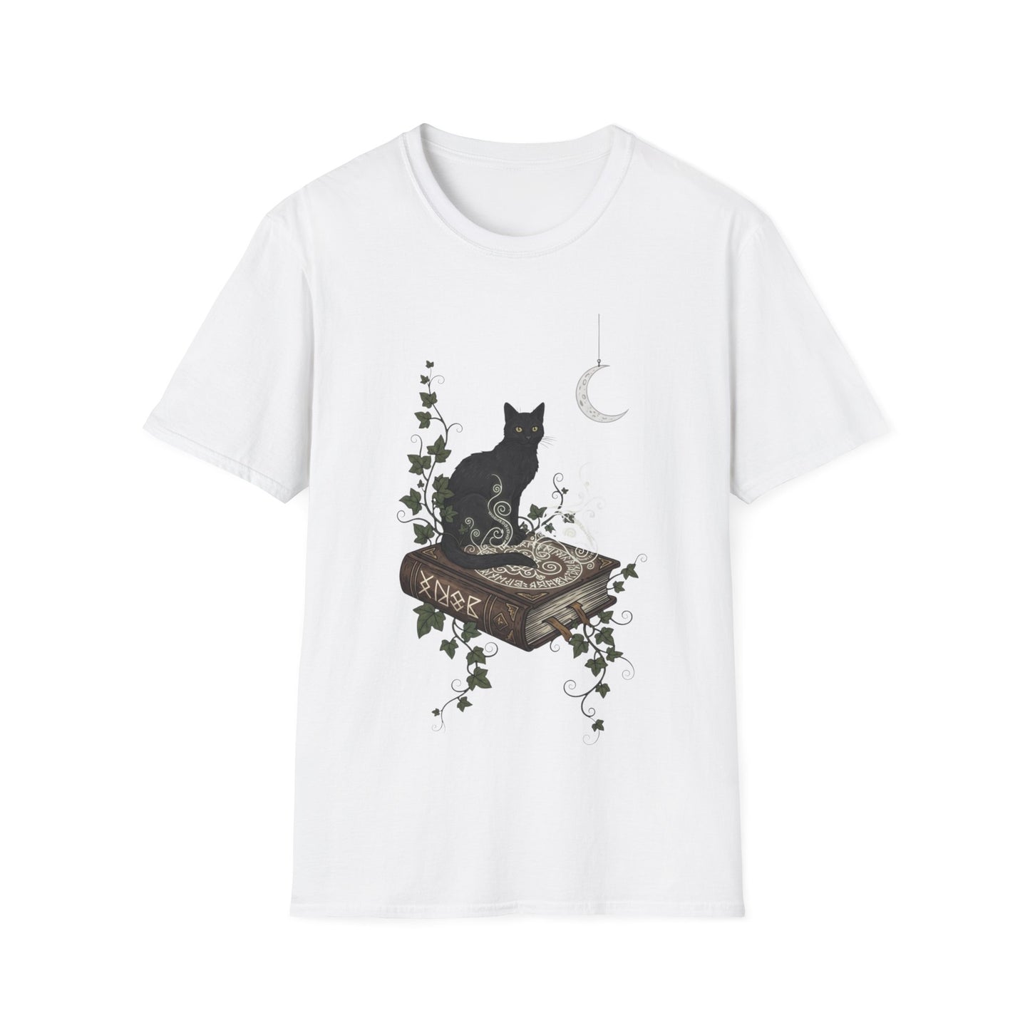 Cat & Book T-shirt | Book-Lover's Unisex T-Shirt