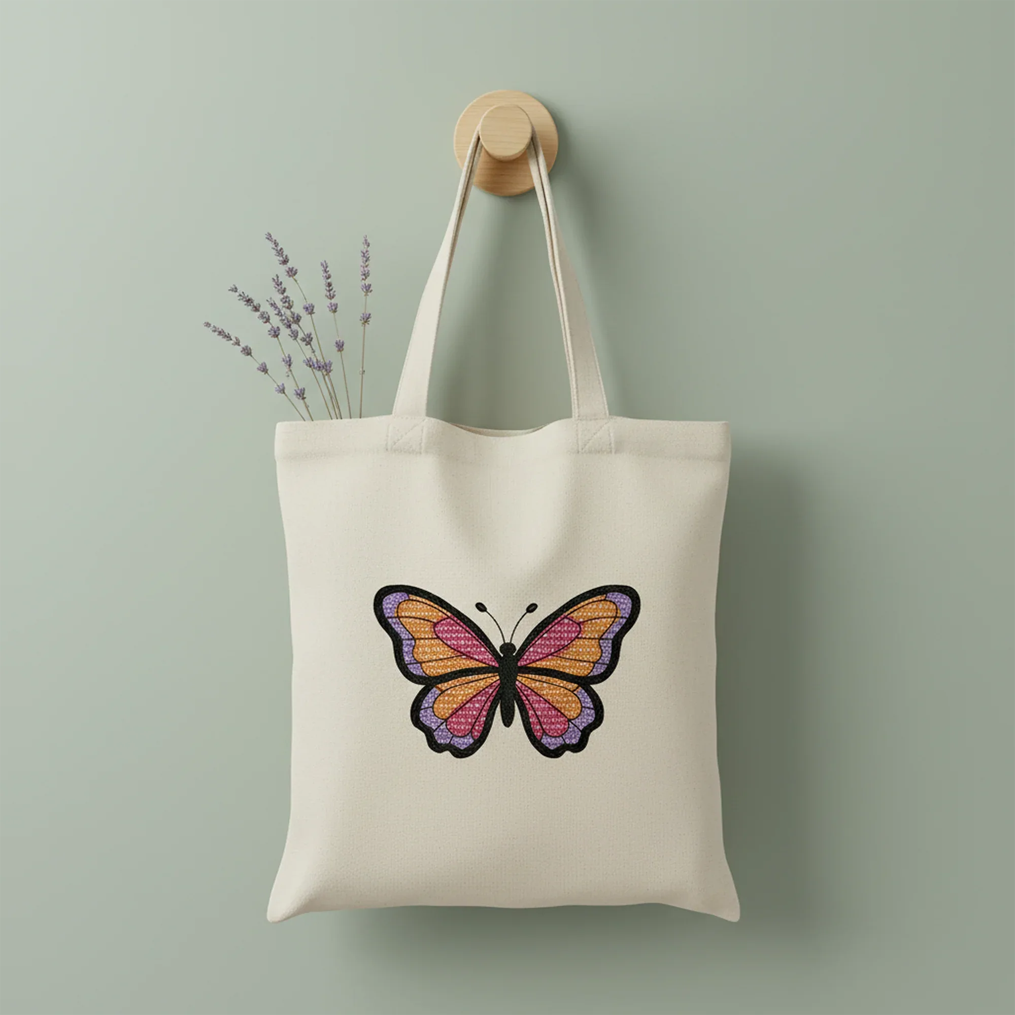 Monarch Butterfly Embroidery Design, Colorful Realistic Pattern Machine Embroidery - ReadTee