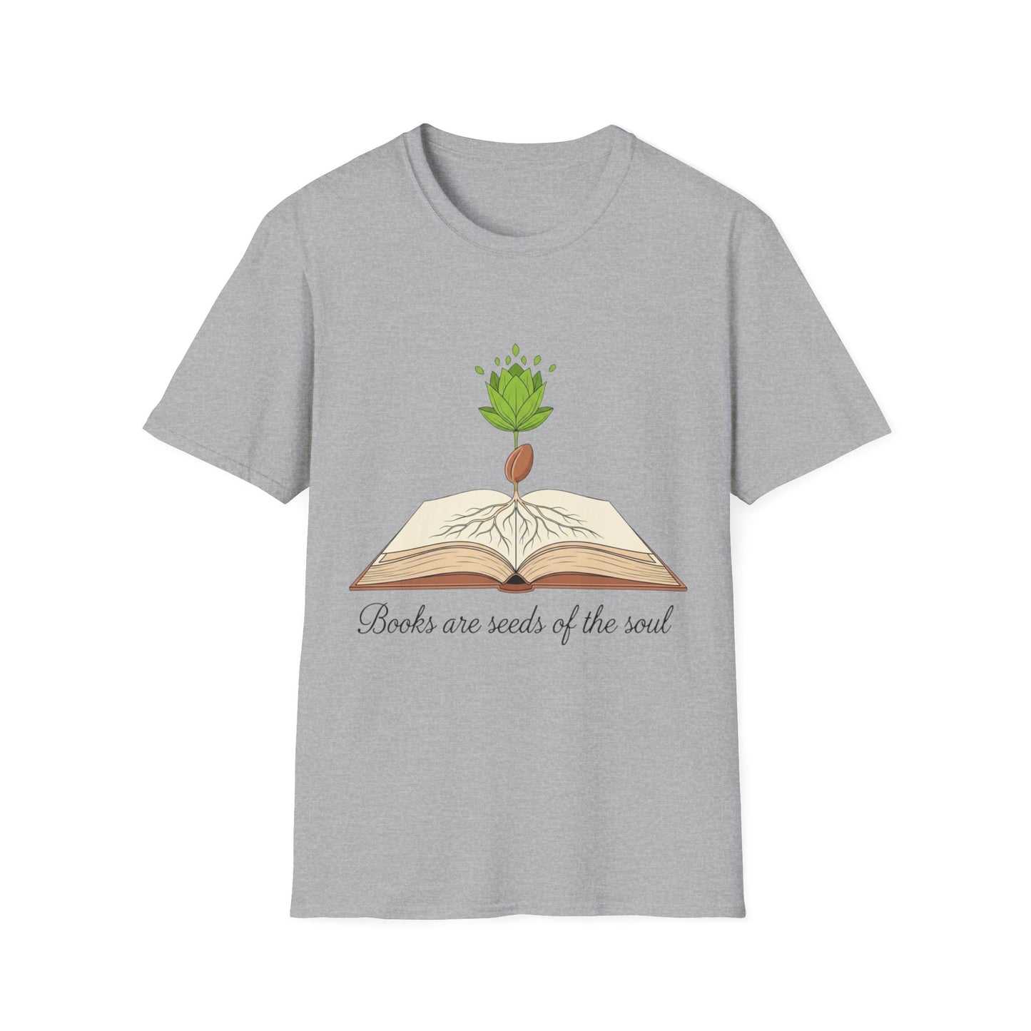 Books are Seeds of the Soul T-Shirt | Book Lover's Unisex T-shirt