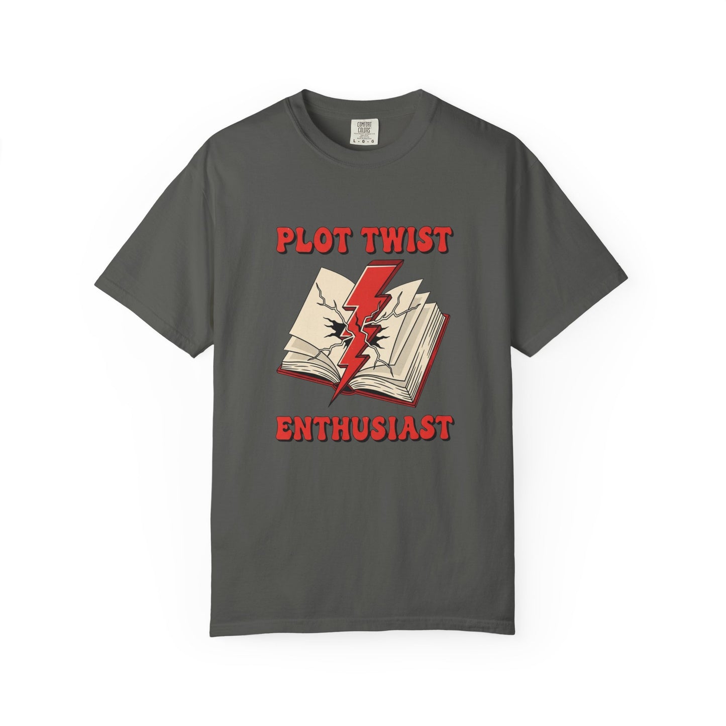 Plot Twist Enthusiast Book Lover T-shirt | Comfort Colors T-shirt