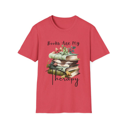 Books are my therapy t-shirt | Book Lover Unisex T-Shirt