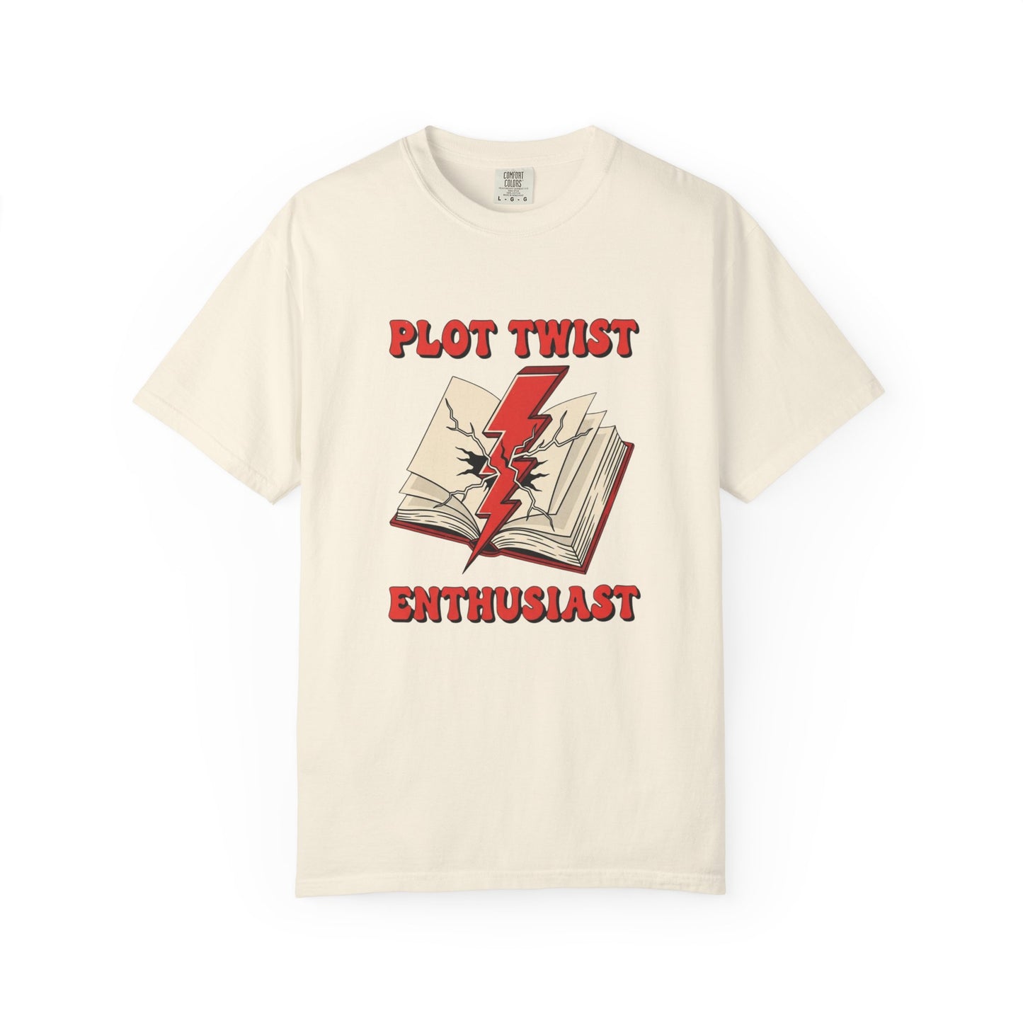 Plot Twist Enthusiast Book Lover T-shirt | Comfort Colors T-shirt