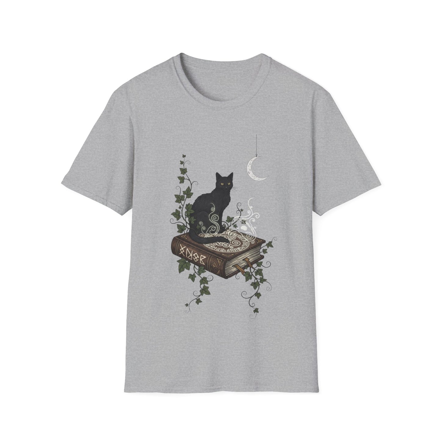 Cat & Book T-shirt | Book-Lover's Unisex T-Shirt