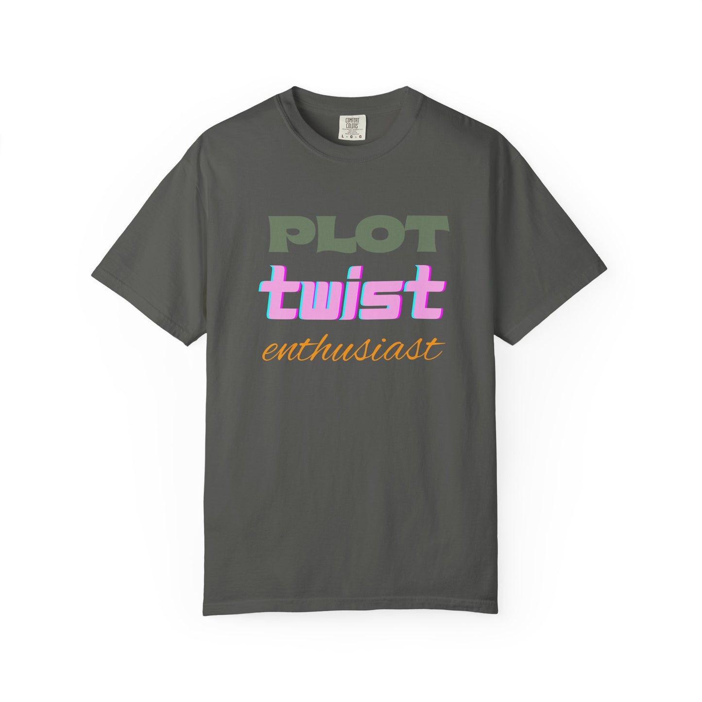 Plot Twist Enthusiast Book Lover T-shirt | Comfort Colors T-shirt