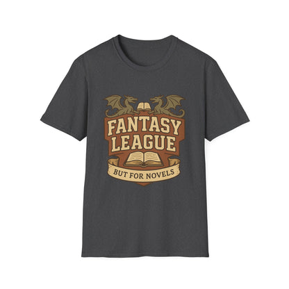 Fantasy League Novels Book Lover's T-Shirt - Unisex Softstyle T-Shirt